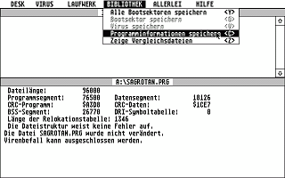Sagrotan atari screenshot